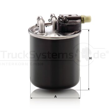 MANN-FILTER Kraftstofffilter WK 820/22 - WK820/22...