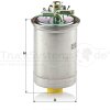 MANN-FILTER Kraftstofffilter WK 823 - WK823 für 6K0 127 401 G