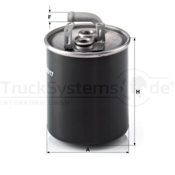 MANN-FILTER Kraftstofffilter WK 842/17 - WK842/17...