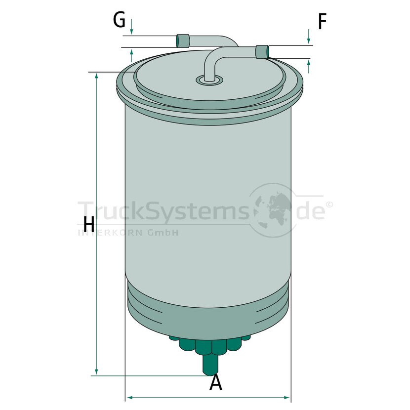 MANN-FILTER Kraftstofffilter WK 842/3 - WK842/3 für 1655 556