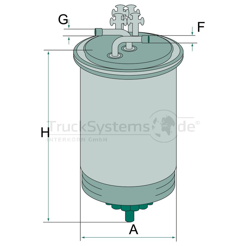 MANN-FILTER Kraftstofffilter WK 853/3 x - WK853/3x für 1C0 127 401