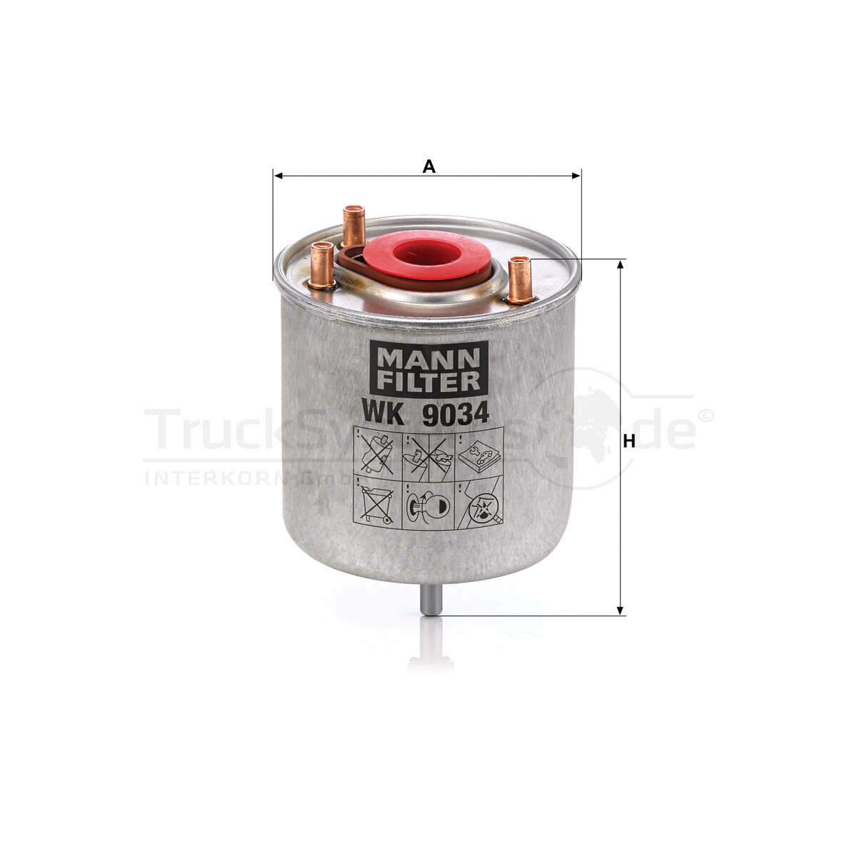 MANN-FILTER WK 9034 Z Filtro de combustible - Set de Filtro de
