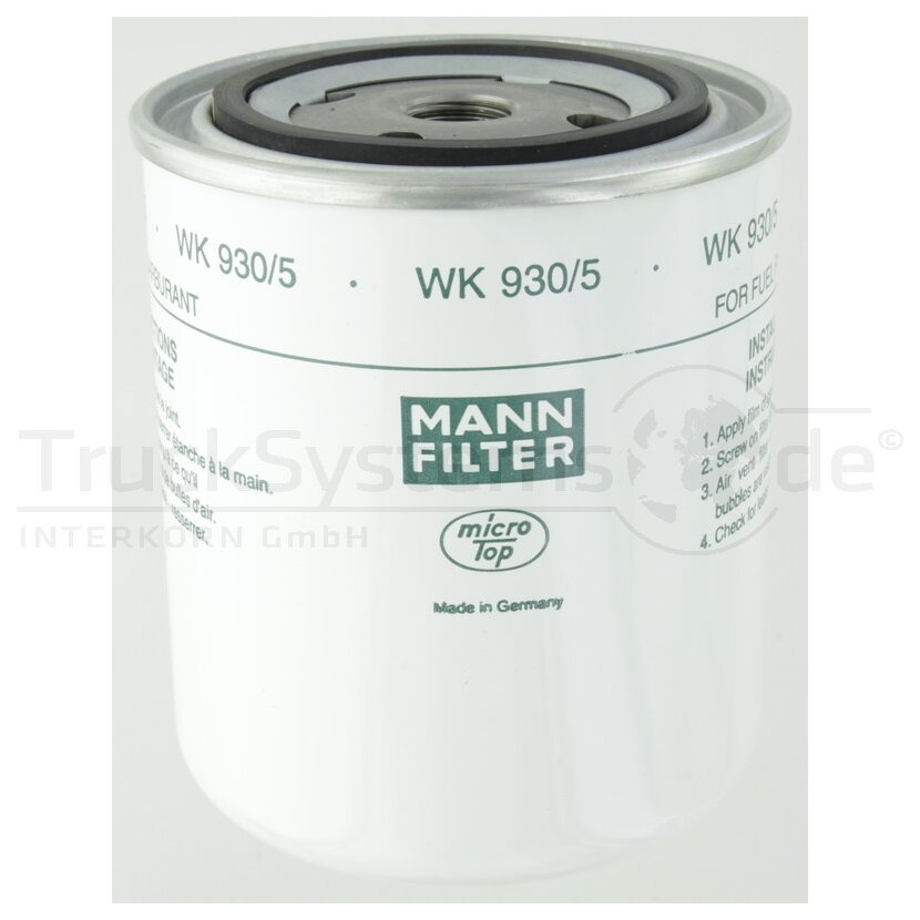 MANN-FILTER Kraftstofffilter WK 930/5 - WK930/5 für 11708555