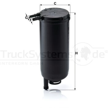 MANN-FILTER Kraftstofffilter WK 939/14 x - WK939/14x...