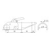 AL-KO Kupplung WW 200-C 7, Deichseldurchmesser 70 mm, rund - 1860792