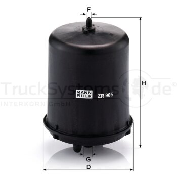 MANN-FILTER Ölfilter ZR 905 z - ZR905z für 164...
