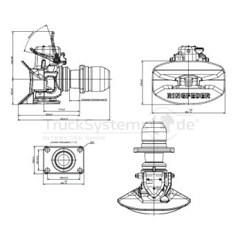 RINGFEDER Anhängerkupplung automatisch 4040G150A -...
