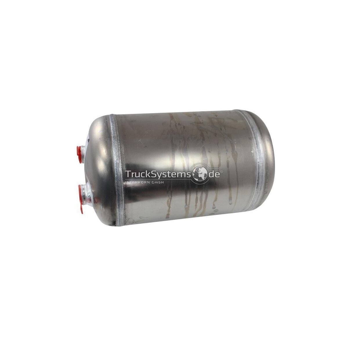 Druckluftbehälter 4,8 Liter – Mit 4 Anschlüssen (1/2 Zoll), Max. 10 Bar, Stahl, Pulverbeschichtet