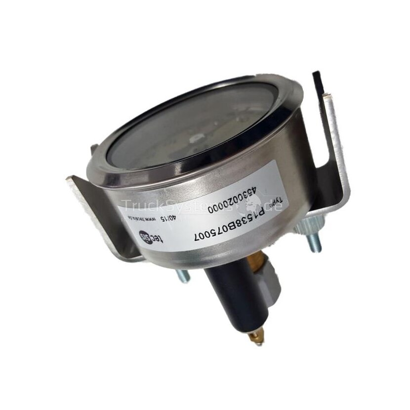 Wabco Luftdruckmesser 4530020000 - 453 002 000 0 Prüfmanometer passend für Armaturenbrett max. 10 bar Durchmesser 60mm - 453 002 000 0