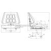 Schleppersitz Traktorsitz Staplersitz Baumaschinensitz PVC - MS440 ITS