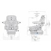 GRAMMER Schlepper Sitz Maximo Comfort Plus - NEW - 1288546 - MSG 95A/731