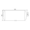 Haldex Druckluftkessel, Aluminium, 40 Liter, 310 × 629 mm - 0304031013C