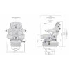 Sondersitz Deutz: Auf Basis GRAMMER Schlepper Sitz Maximo Dynamic - NEW - 1288545SDF - MSG 95AL/741