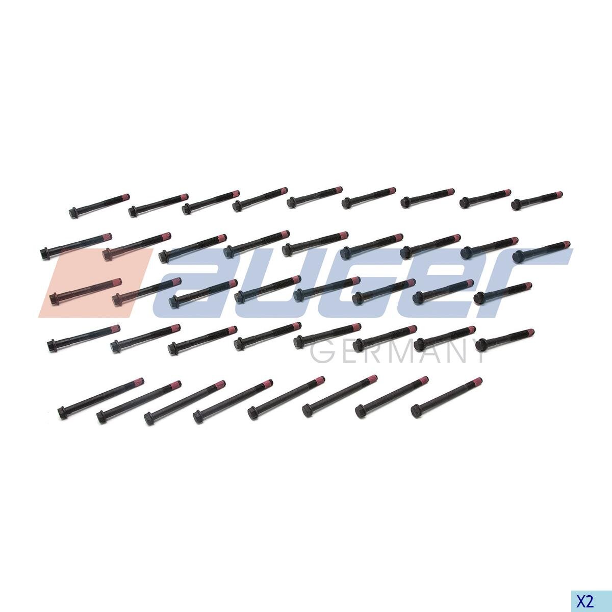 AUGER Schraubensatz, Zylinderkopf 100143 - passend für DAF 0375951S