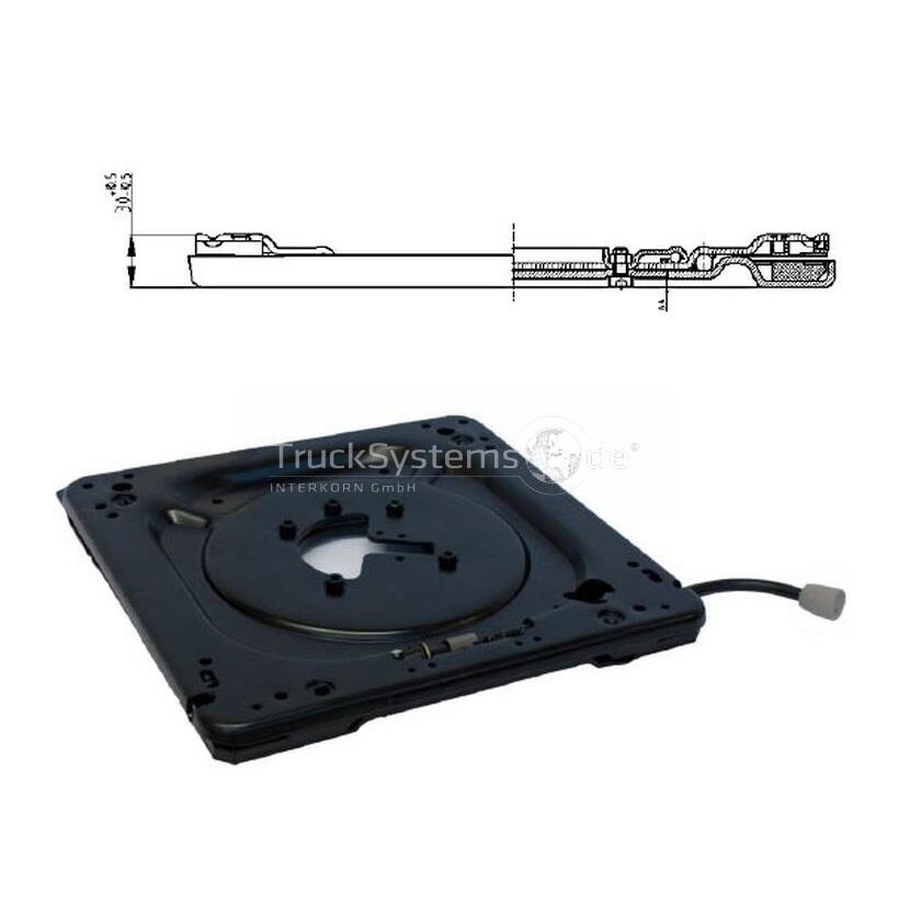 Drehplatte Drehteller Fahrersitz Universal 360° in 10° Stufen einstellbar