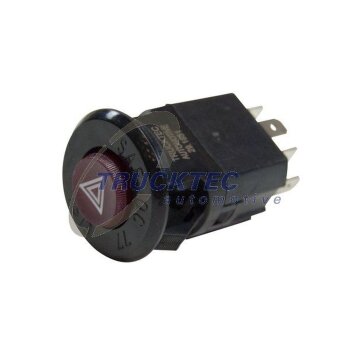 TRUCKTEC Warnblinkschalter 01.42.060 - 0142060 passend...