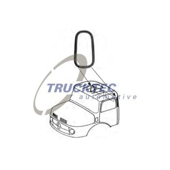 TRUCKTEC Zier-/Schutzleiste, Seitenscheibe 01.50.003 -...