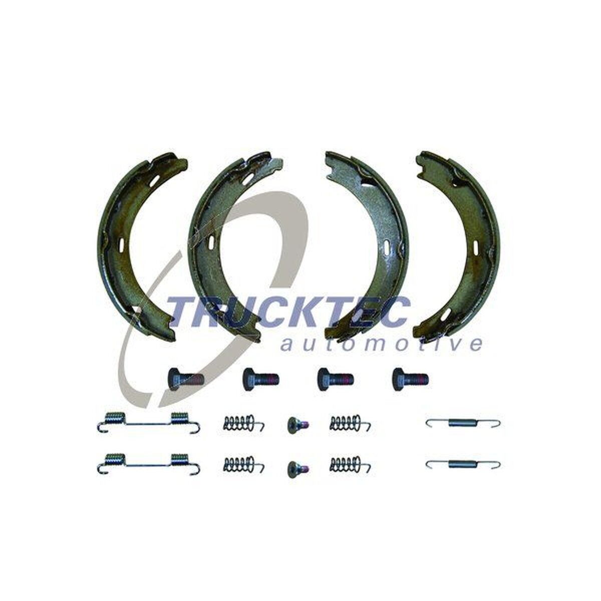 TRUCKTEC Bremsbackensatz, Feststellbremse 02.35.006 - 0235006 passend für 1244200720