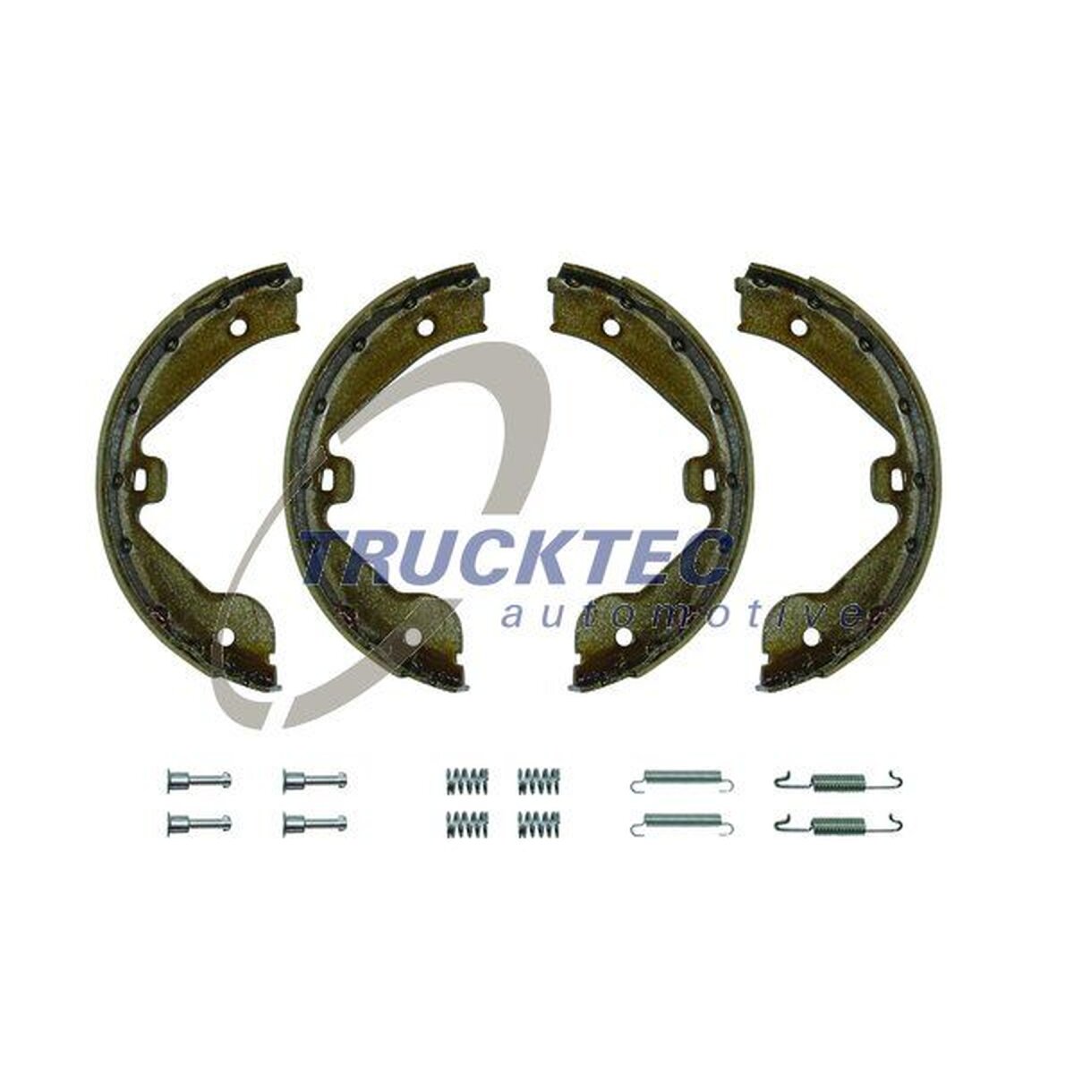 TRUCKTEC Bremsbackensatz, Feststellbremse 07.35.078 - 0735078 passend für 7L0698525