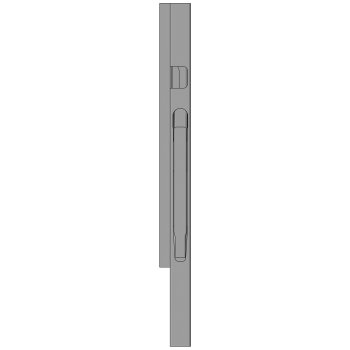 K20 Eckrunge vorne, rechts, Aluminium eloxiert, 500 mm