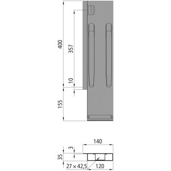 K20 Eckrunge hinten, links, microZINQ 5,...