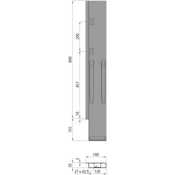 K20 Eckrunge hinten, links, microZINQ 5,...