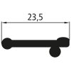PASTORE & LOMBARDI Dichtungsgummi zu Stangenscharnier, Rolle 20 m - 081400453A