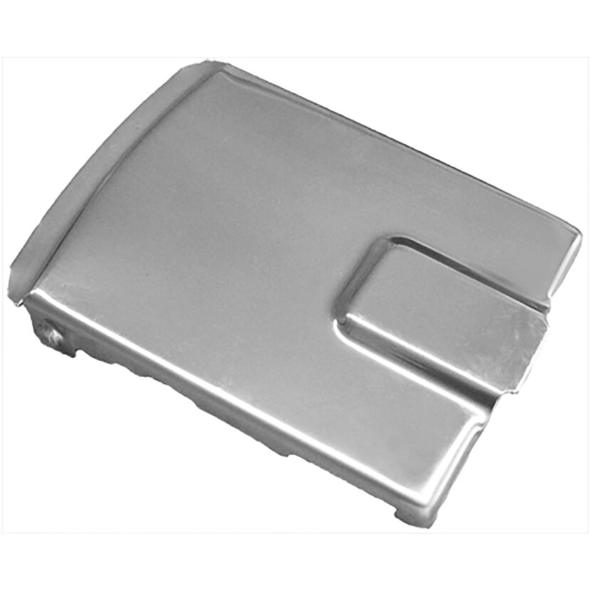 Klappe/Schlossabdeckung, rostfrei, für Aufbauverschlüsse Durchmesser 27 mm