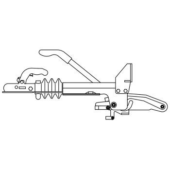 Auflaufvorrichtung KF 20 A, 1100-2000 kg zul. Gesamtgewicht
