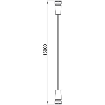 ASPÖCK Hauptkabel, 2 x 17-polig ASS LP 30, 15000 mm...