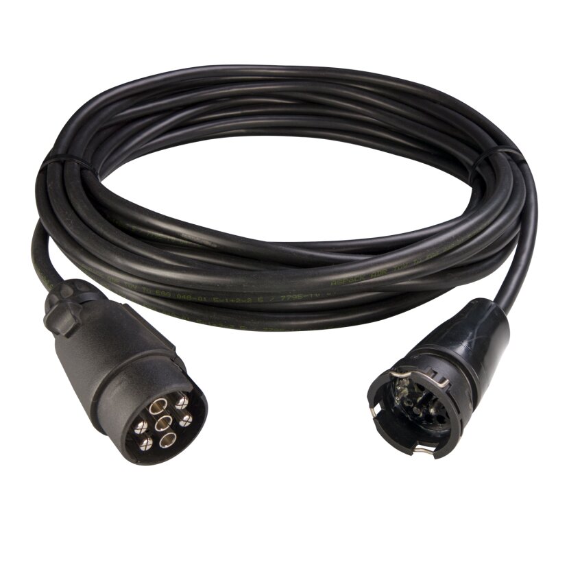ASPÖCK Versorgungskabel, 7-polig Stecker, 17-polig ASS LP 30, 12 m - 51-2857-007 - 512857007 - 51-2857-001 - 512857001