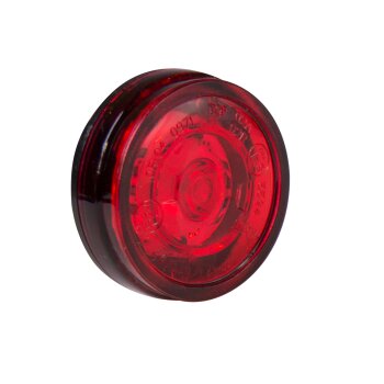 ASPÖCK Monopoint II LED, 12/24 V, Posileuchte rot, flach, 0,50 