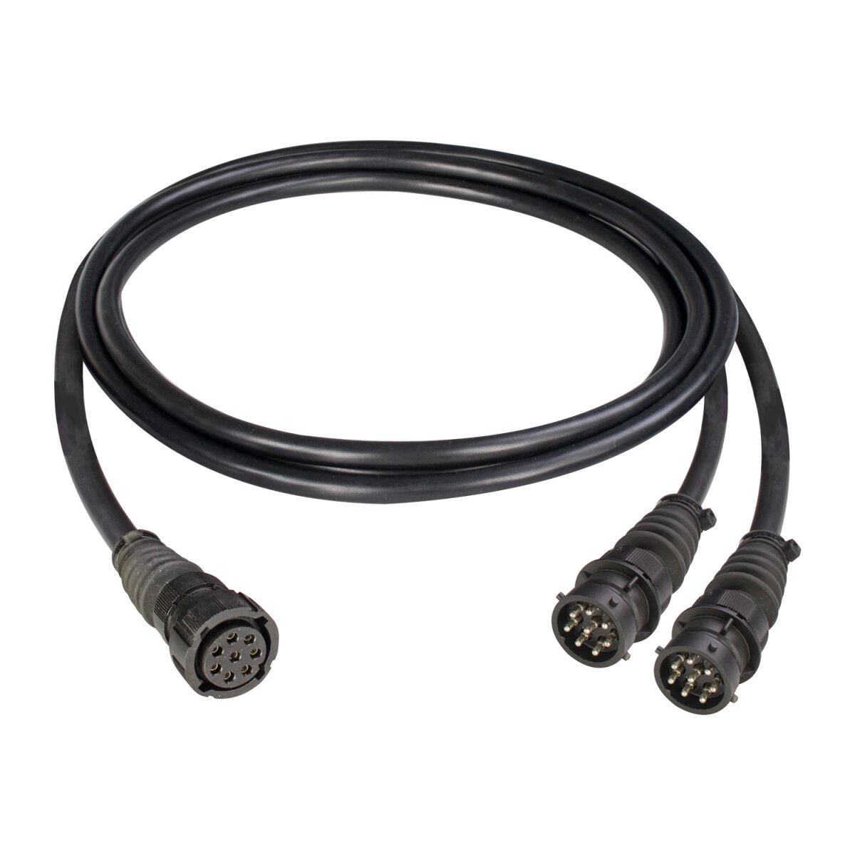 ASPÖCK Y-Kabel, 8-pol. Bajonett, 1 x Buchse 2 x Stift - 66-6017 