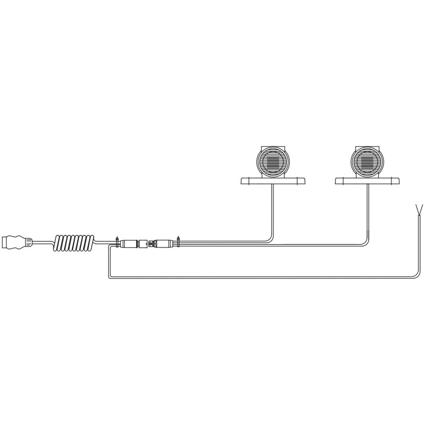 ASPÖCK Beleuchtungs-Set passend für Überbreitentafeln, 2 x Superpoint III - 58-1955-004 - 581955004 - 58-1955-007 - 581955007