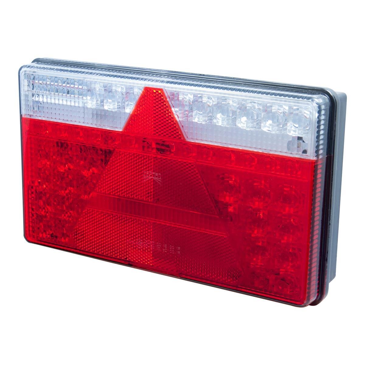 ASPÖCK MultiLED II, 12/24 V, rechts, flach, 0,5m, 8-poligBajonett,m.NSL,RFS - 35-0202-027 - 350202027 - 35-0202-021 - 350202021