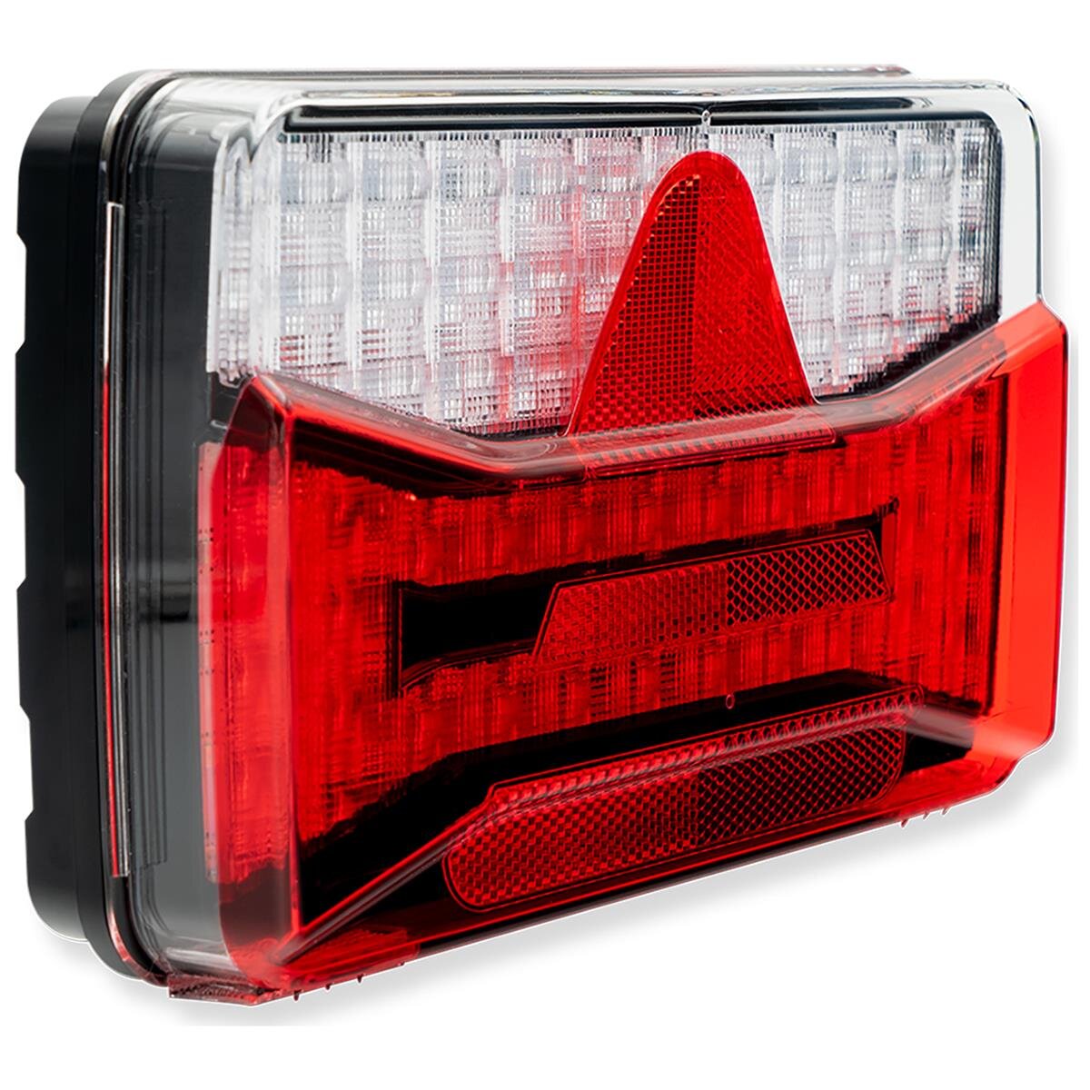 ASPÖCK AgriLED I, 12 V, links / rechts, 5-polig Bajonett, mit KZL, mitDreieck, OEM - 23-4124-037 - 234124037 - 23-4124-031 - 234124031