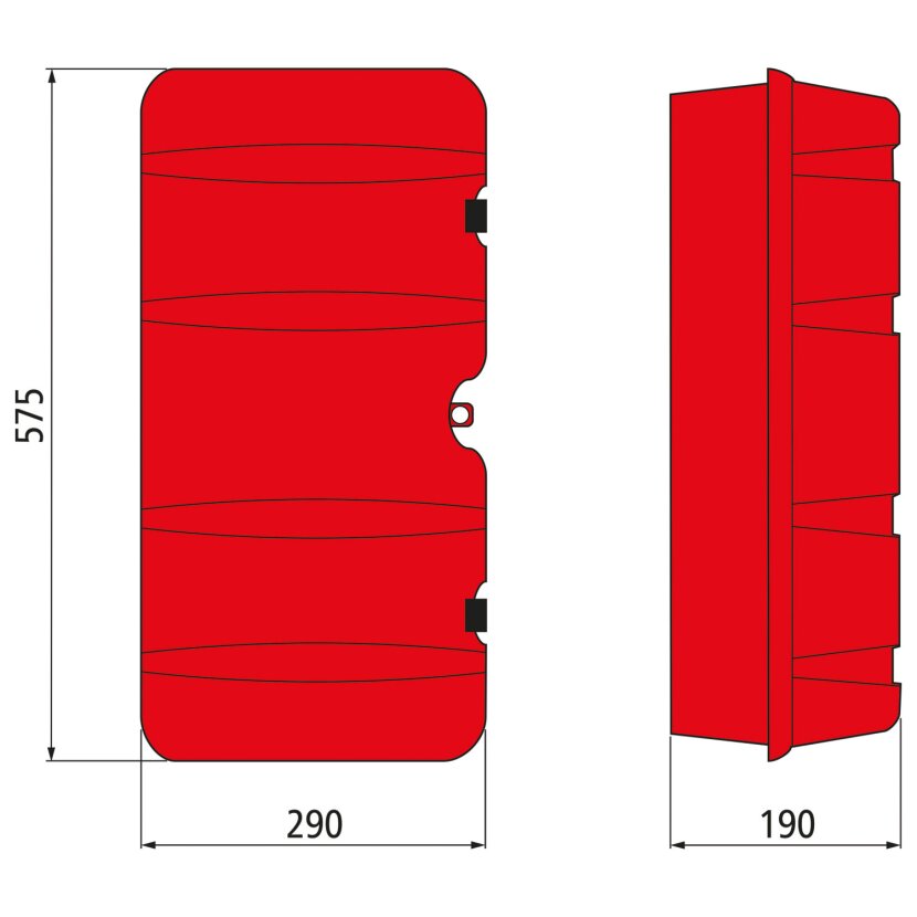 Wandhydrant Typ F DIN 14461-6 Flachschlauch Mit Feuerlöscherkasten C-Schlauch EB