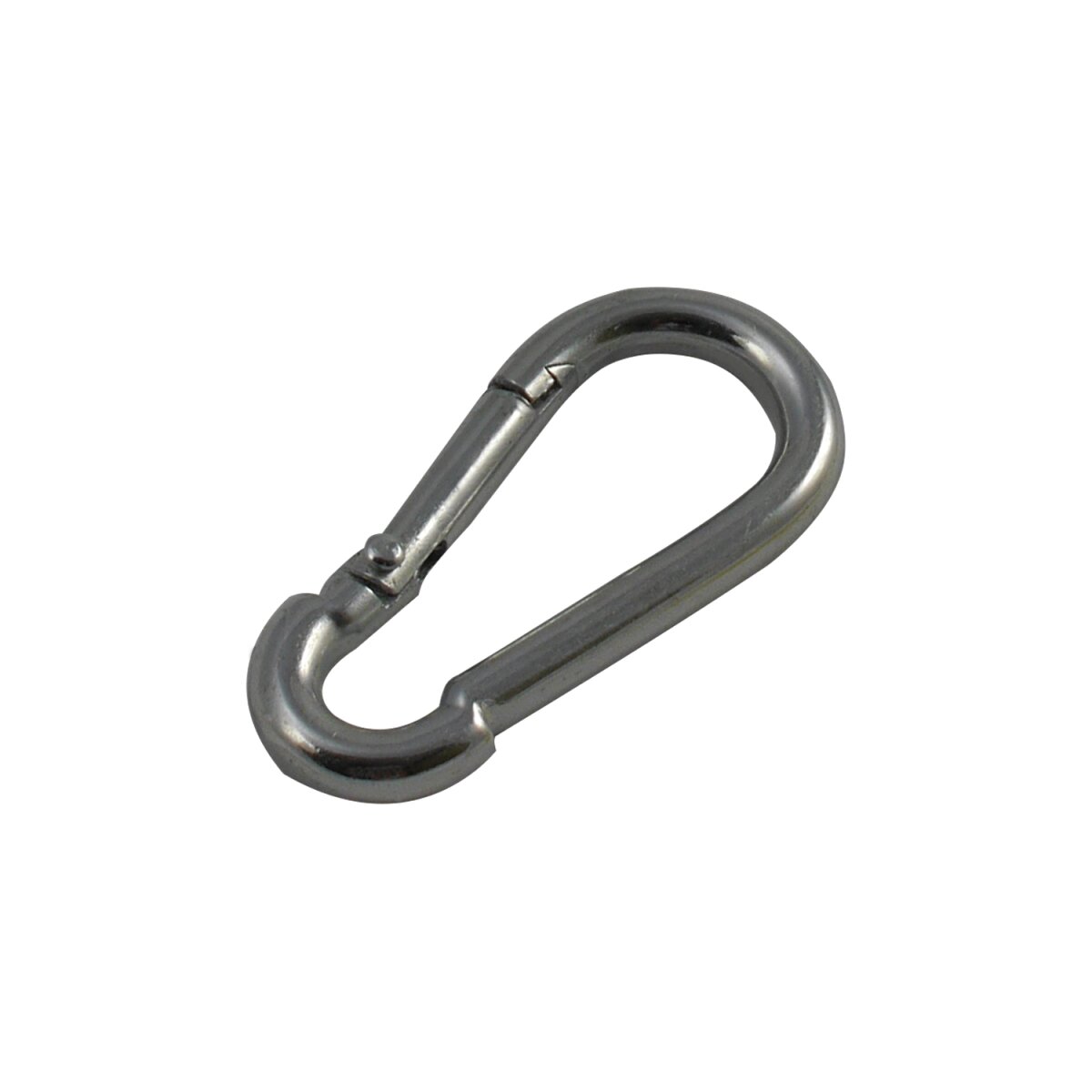 Karabinerhaken, galvanisch verzinkt, 80 x 8 mm