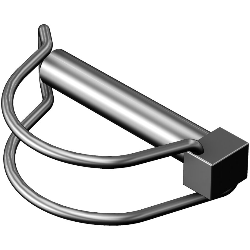 Rohr-Klappsplint, Bolzendurchmesser 10 mm, Bolzenlänge 70 mm