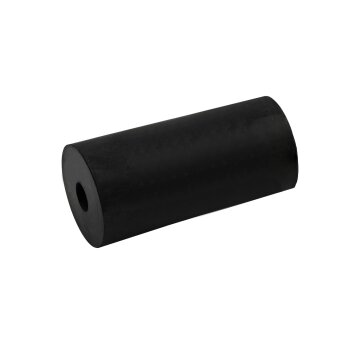 Gummirolle, Länge 80 mm, Durchmesser 40 mm, Bohrung...