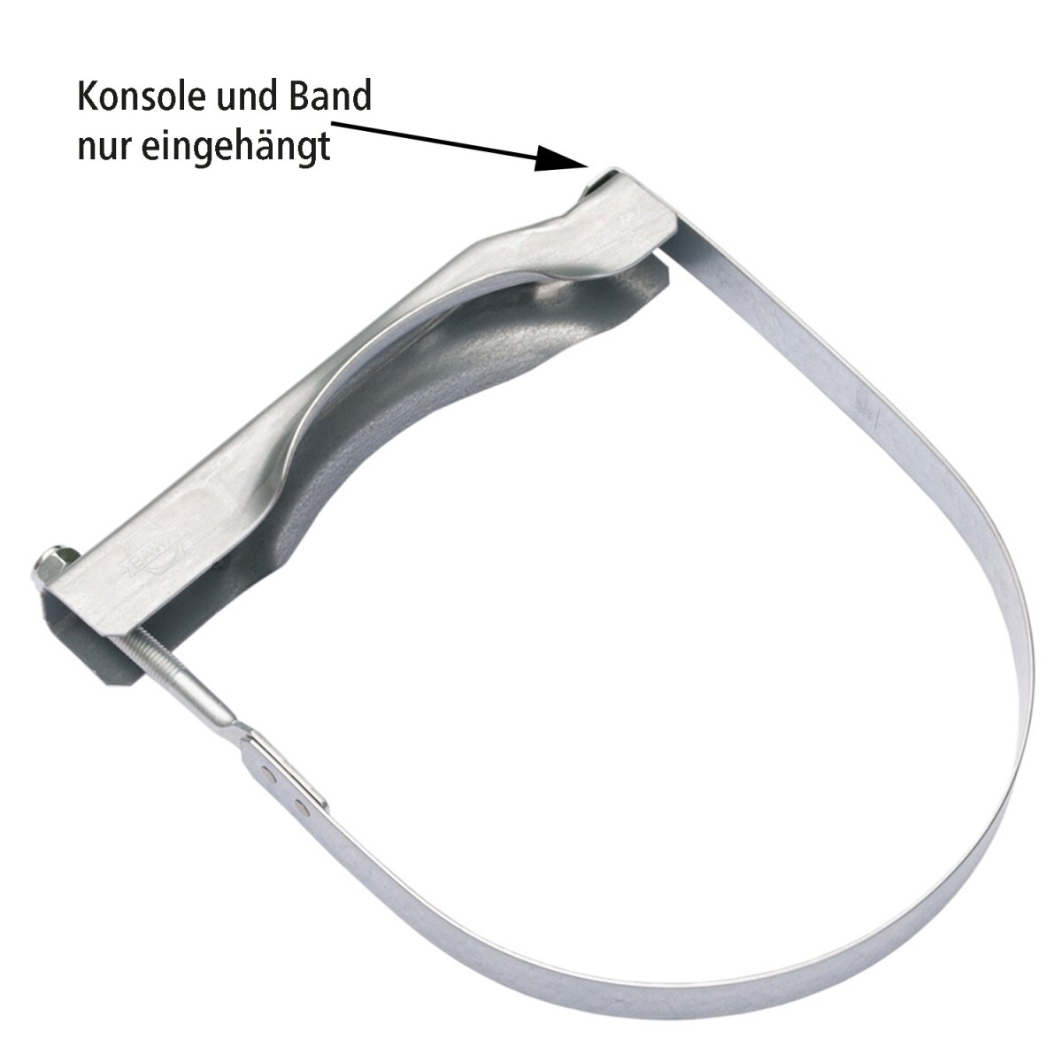 Luftkesselhalter 2-teilig, vormontiert, Durchmesser 310 mm