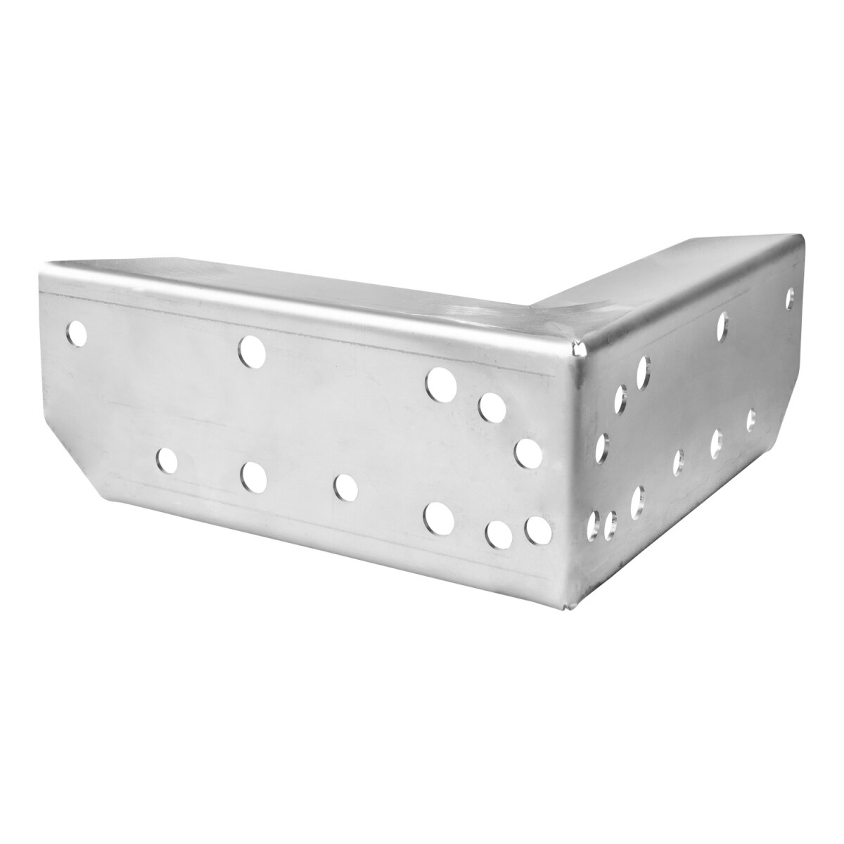 Eckverbindung passend für Alu-Bodenrahmen, Edelstahl