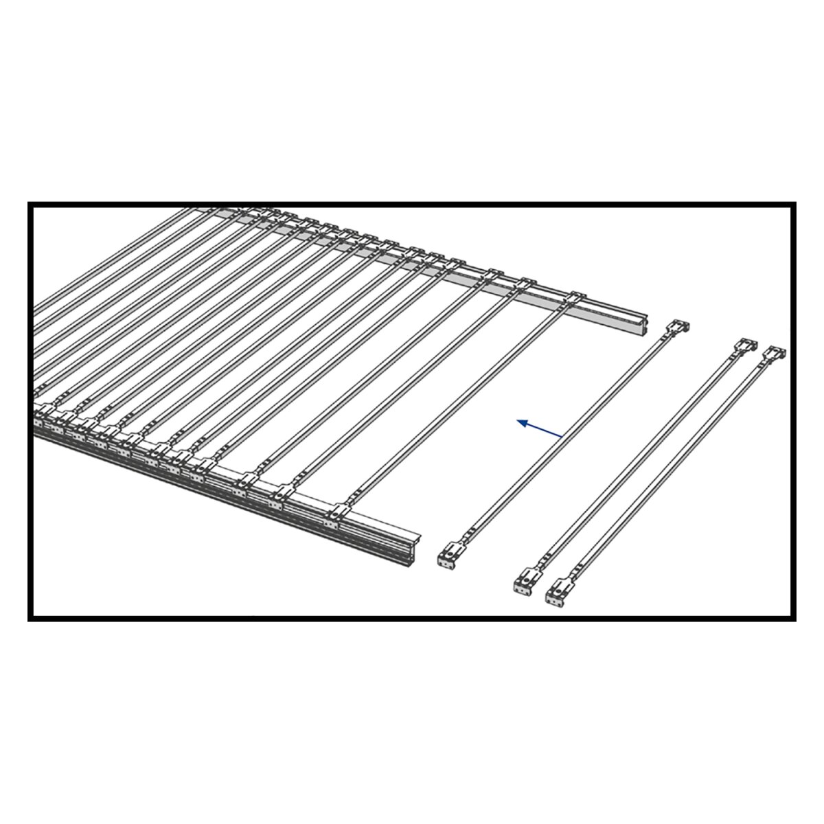 SUER Sesam Spriegel VG, 2550 mm, 3 Grad - 192422552 650003501, 57,99 € 