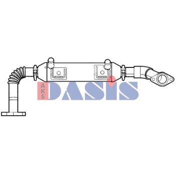 AKS DASIS Kühler, Abgasrückführung 080122N...
