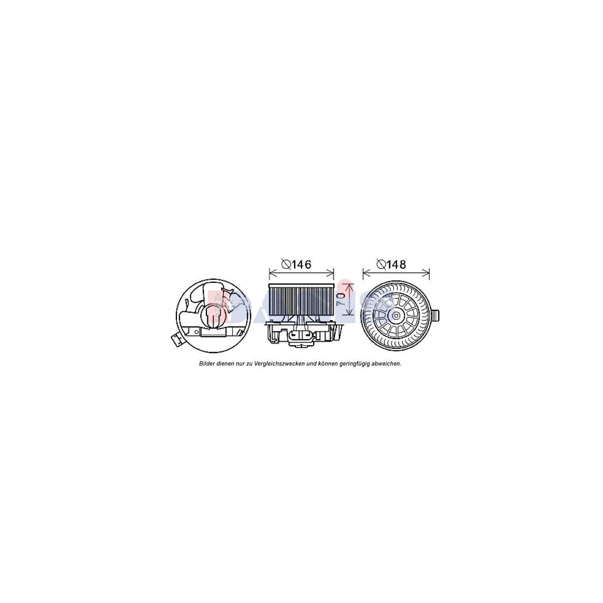 AKS DASIS Innenraumgebläse 188048N für 7701067950, 69,22 €