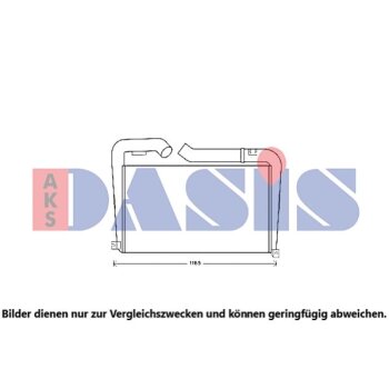 AKS DASIS Ladeluftkühler 407021N passend für...