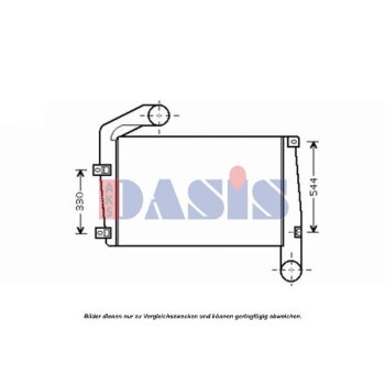 AKS DASIS Ladeluftkühler 467013N passend für...