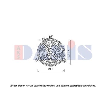 AKS DASIS Lüfter, Motorkühlung 518089N passend...