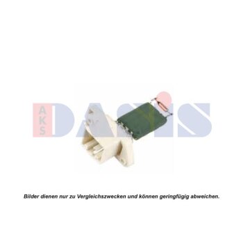 AKS DASIS Widerstand, Innenraumgebläse 700010N...