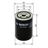 BOSCH Ölfilter 0 451 103 252 - 0451103252 passend für XS4Q 6714 AB